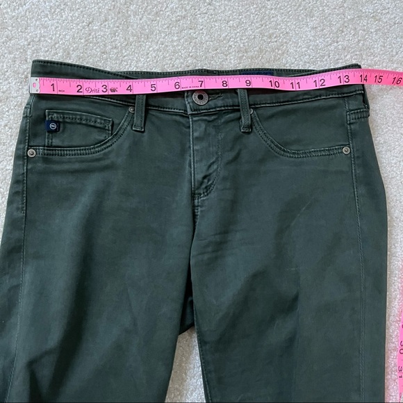 AG Adriano Goldschmied Skinny Legging Womens 25R Green Modal Blend Soft - Picture 9 of 11